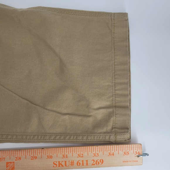 Carhartt 38x36 Pants Rugged Flex Relaxed Fit Canvas Work Khaki BN2291M - Picture 5 of 7